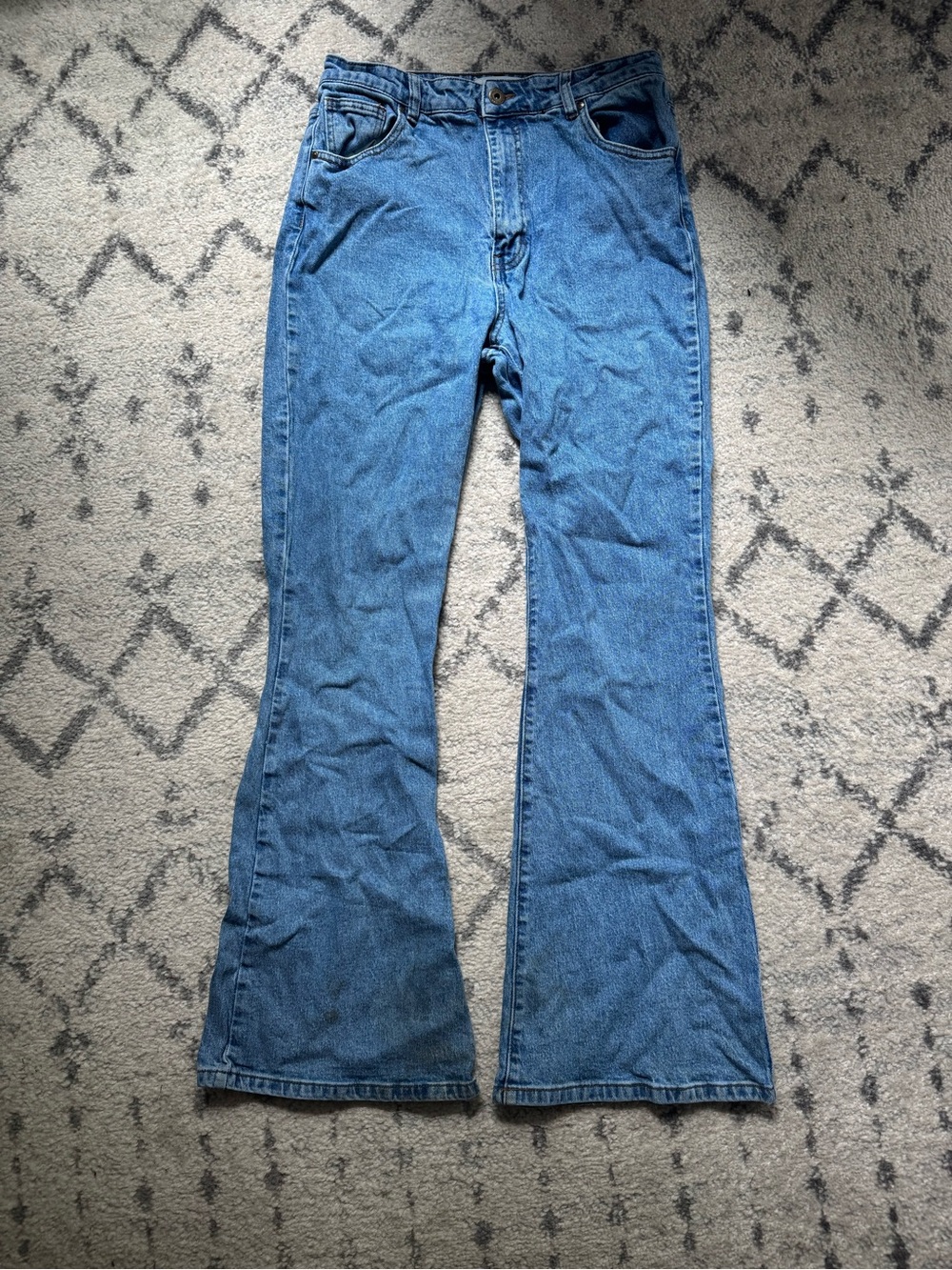 Cotton On Medium Blue Flare Jeans